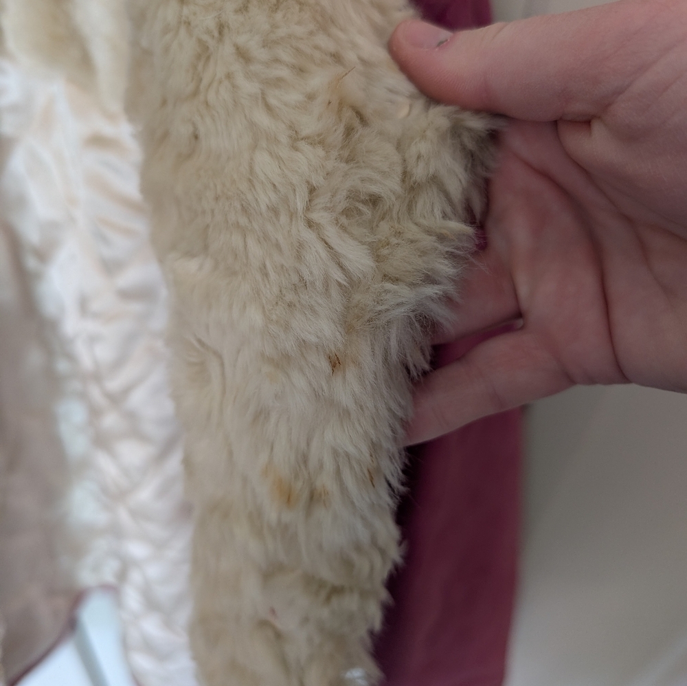 Vintage Wilsons Leather Maxima Pink Suede Jacket Fur Trim Large - Picture 4 of 16